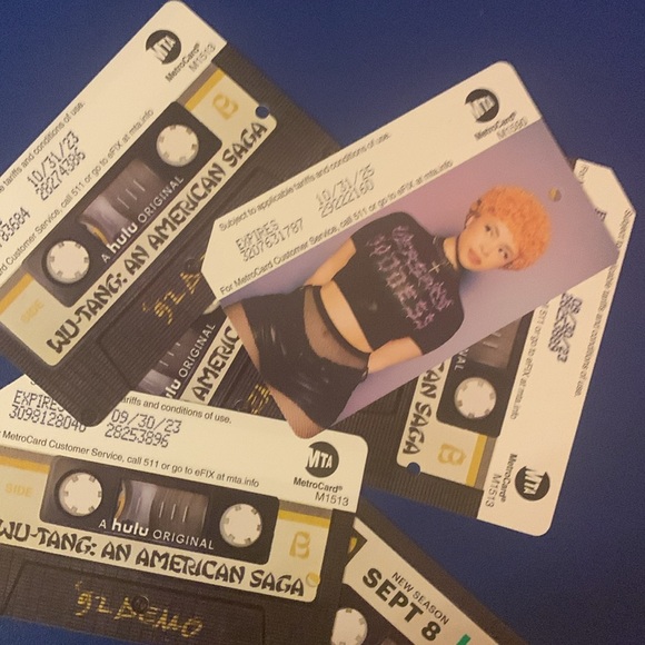 Hulu's Wu-Tang Metrocard - WU TANG - with ice spice Collectible cards - Picture 6 of 7